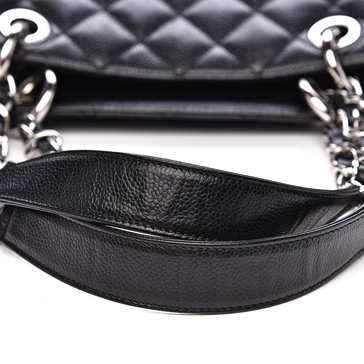 Caviar Quilted XL Grand Shopping Tote GST Black