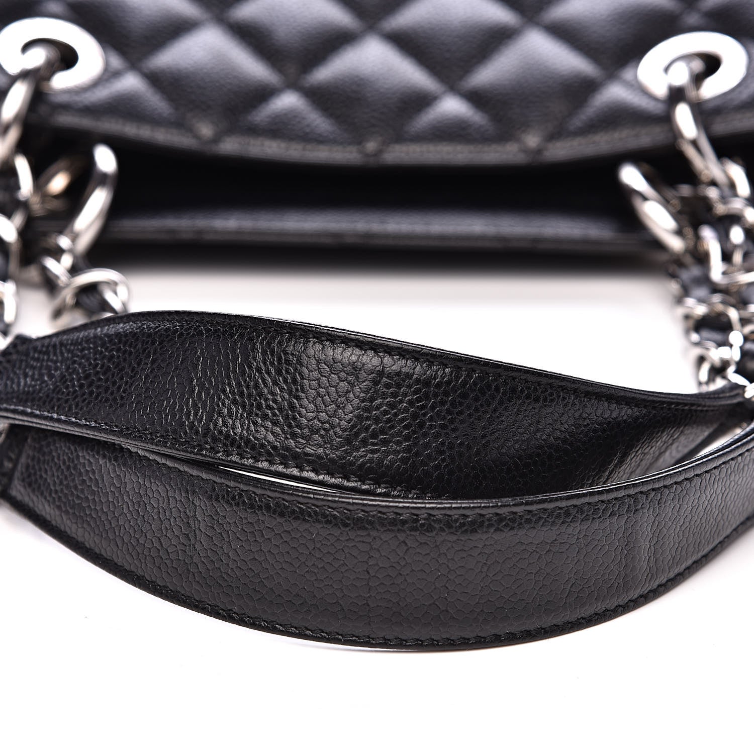 Chanel Caviar Quilted XL Grand Shopping Tote GST Black 10 of 11