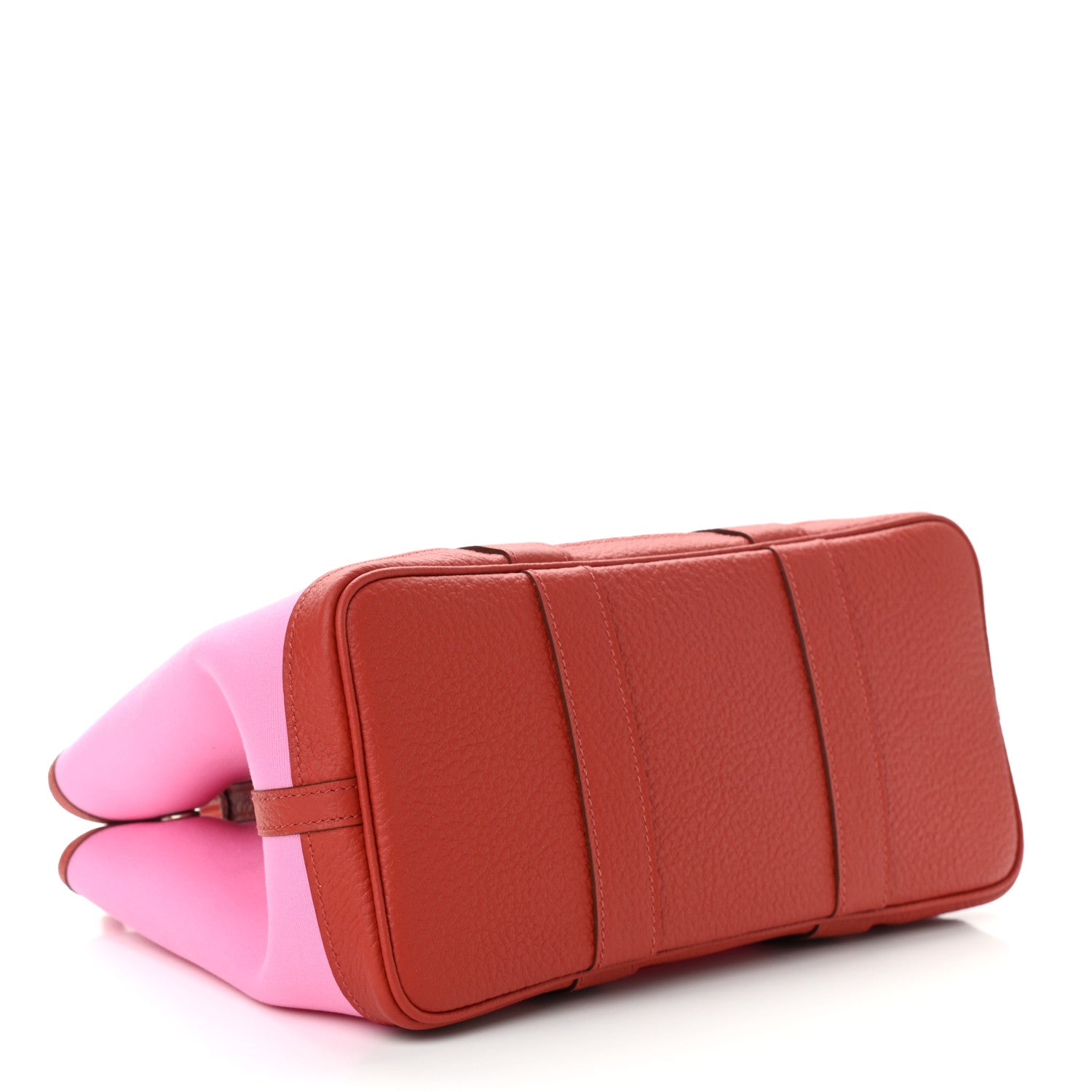 Hermes Toile Militaire Vache Country Garden Party Tote 30 Bubblegum Rouge Duchesse 4 of 11
