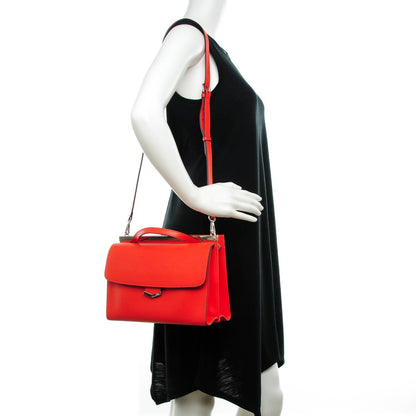 Fendi Vitello Elite Flamingo Demi Jour Shoulder Bag Papavero 2 of 8