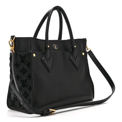 Louis Vuitton Calfskin Monogram Tufting On My Side Black 3 of 10