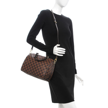 Louis Vuitton Damier Ebene Speedy Bandouliere 25 2 of 9