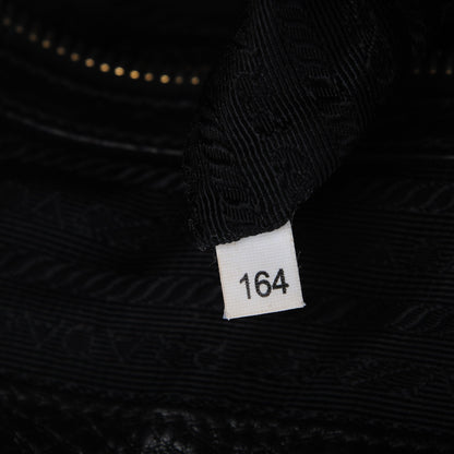 Prada Vitello Daino Shopping Satchel Black 7 of 11