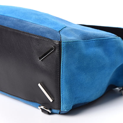 Loewe Suede Medium Puzzle Bag Turquoise 8 of 8