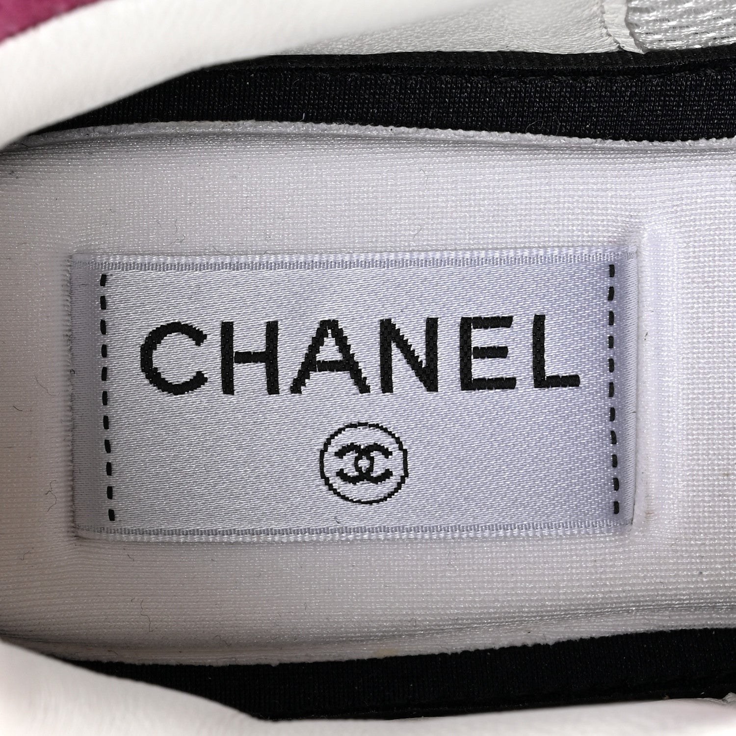 Chanel Calfskin Velvet Womens CC Sneakers 35.5 Navy 8 of 10