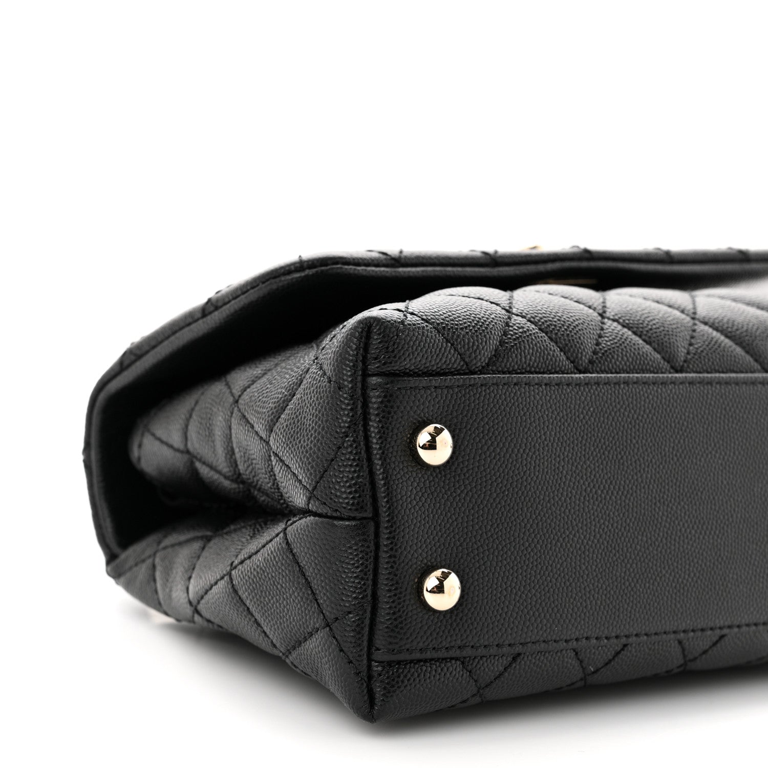 Chanel Caviar Quilted Mini Coco Handle Flap Black 9 of 10