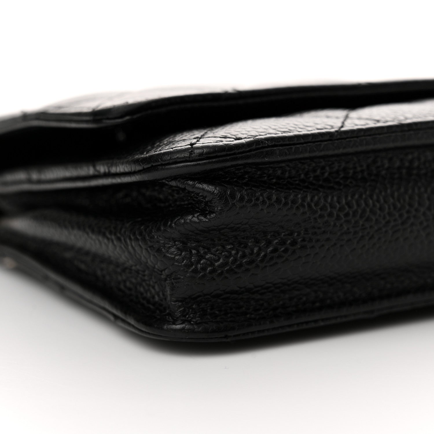 Chanel Caviar Quilted Wallet on Chain WOC Black 10 of 14