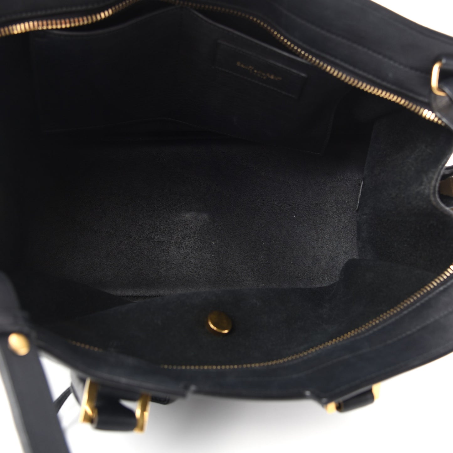Calfskin Small Classic Y Cabas Black