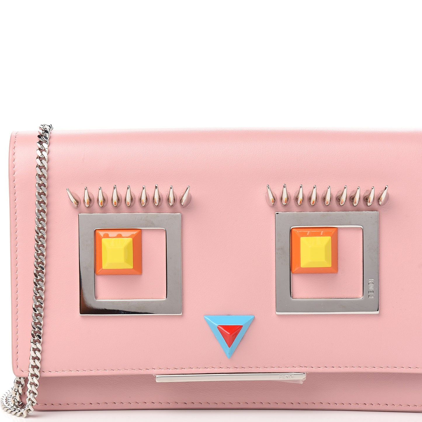 Vitello Century Hypnoteyes Tube Wallet On Chain Bubblegum