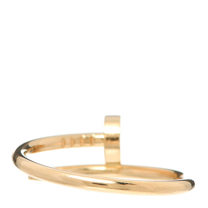 Cartier 18K Yellow Gold Small Juste Un Clou Ring 56 7.5 3 of 6