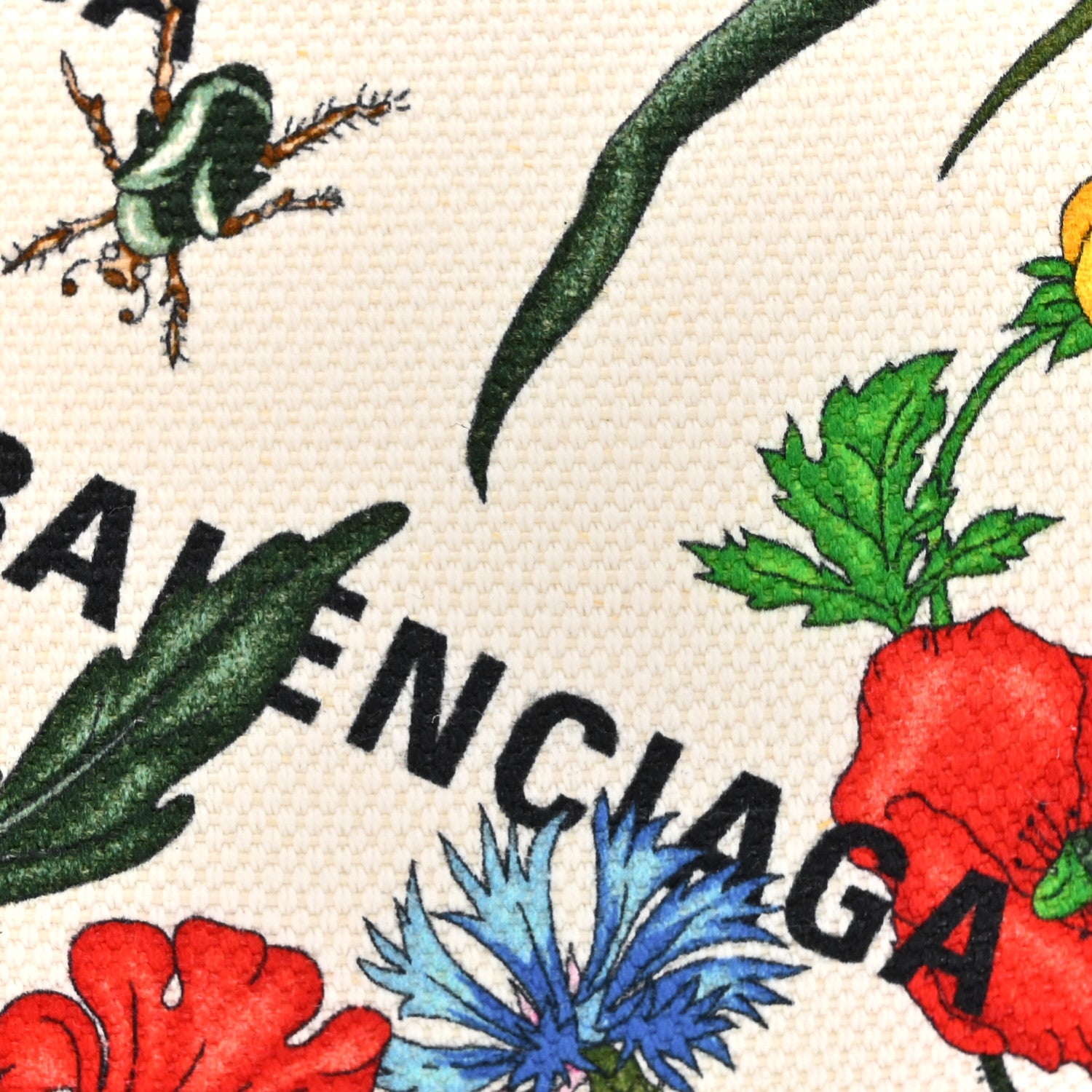 Gucci X BALENCIAGA Canvas Boarded Pluton Calfskin Flora Logo Print Small Jackie 1961 Hobo White Multicolor Black 8 of 10