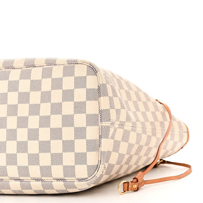 Louis Vuitton Damier Azur Neo Neverfull MM Rose Ballerine 9 of 9