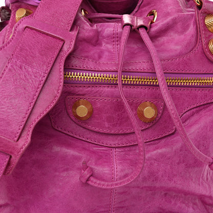 Balenciaga Agneau Giant 21 Gold Hardware Pompon Magenta 9 of 13