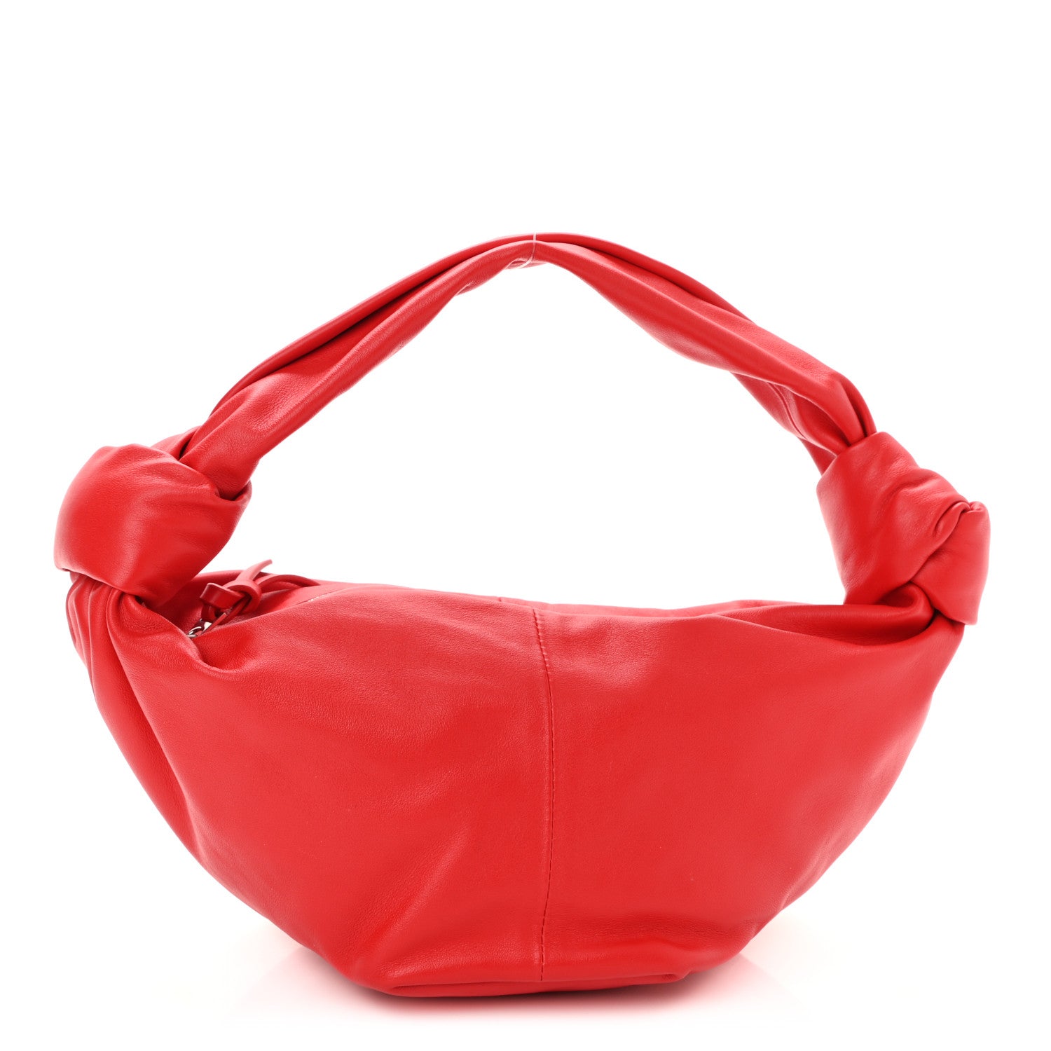 Bottega Veneta Calfskin Mini Double Knot Bag Red 1 of 11