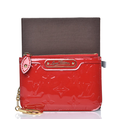 Louis Vuitton Vernis Key Pouch Cherry 7 of 7