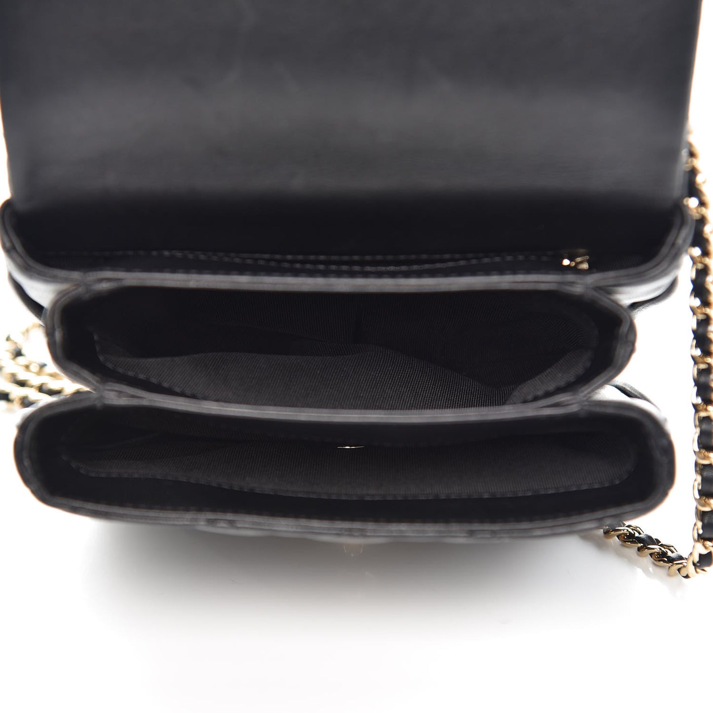 Lambskin Quilted Mini Citizen Chic Flap Black