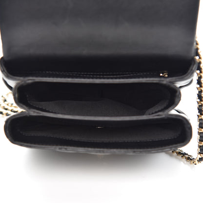 Chanel Lambskin Quilted Mini Citizen Chic Flap Black 5 of 11