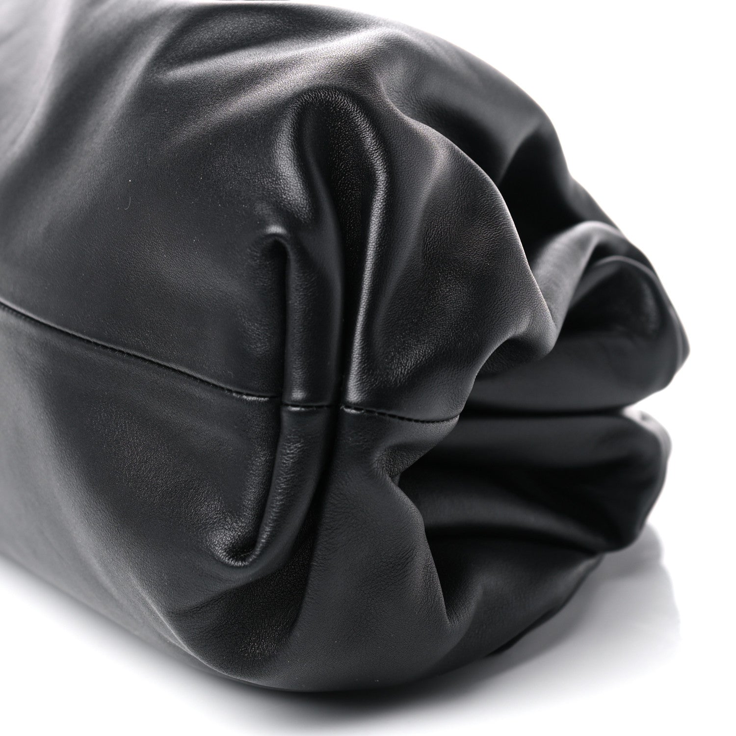 Bottega Veneta Smooth Butter Calf The Pouch Oversized Clutch Black 7 of 8
