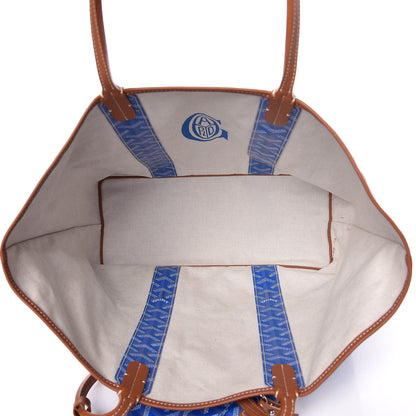 Goyard Goyardine Reversible Anjou PM Sky Blue Gold 13 of 17