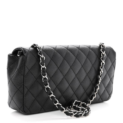 Chanel Caviar Quilted East West Flap Black 3 of 10