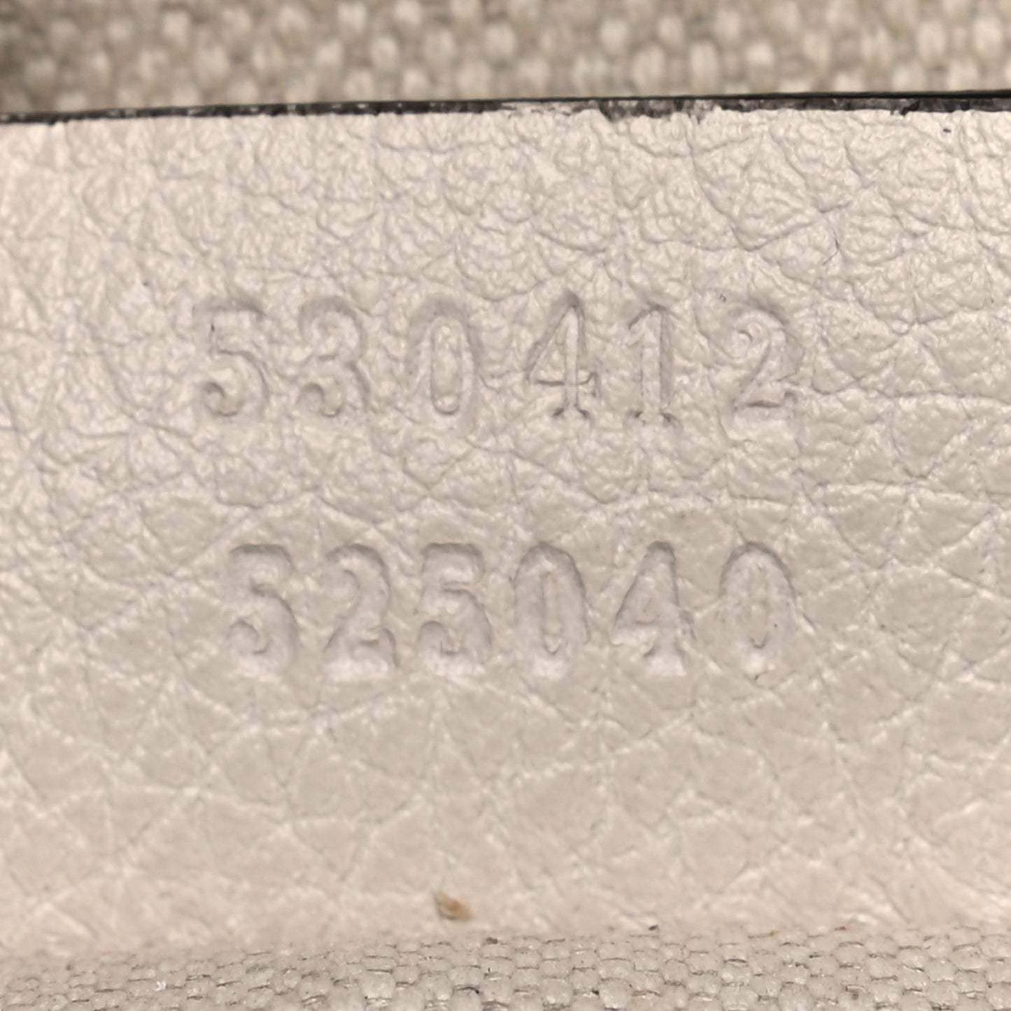 Grained Calfskin Logo Belt Bag White