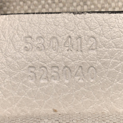 Gucci Grained Calfskin Logo Belt Bag White 7 of 11