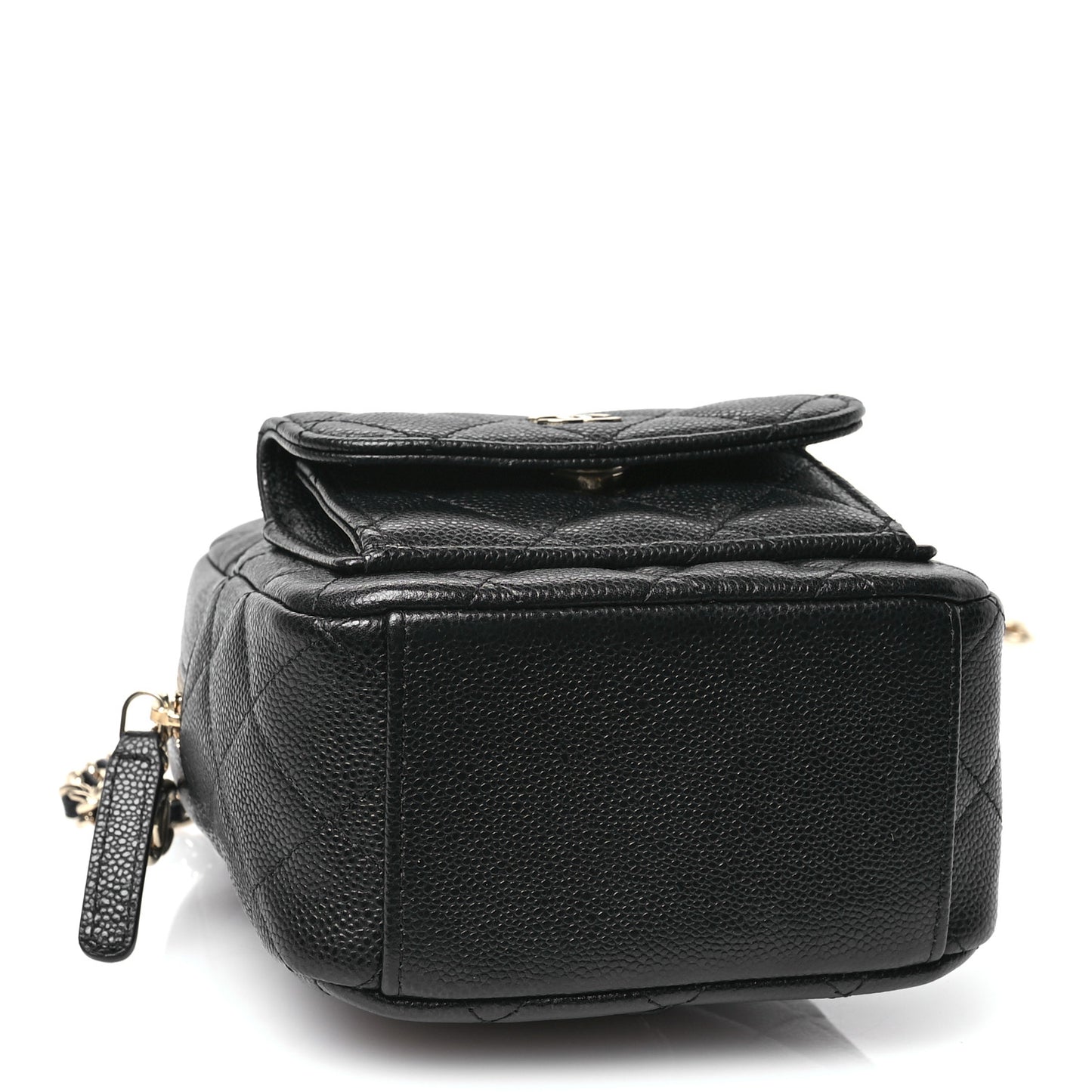 Caviar Quilted CC Mini Classic Backpack Black