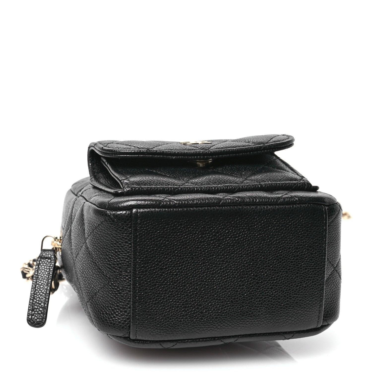 Chanel Caviar Quilted CC Mini Classic Backpack Black 4 of 10