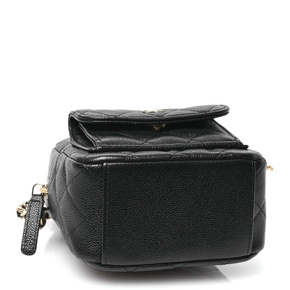 Chanel Caviar Quilted CC Mini Classic Backpack Black 4 of 10