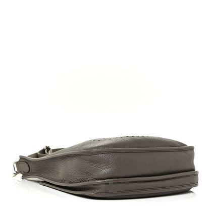 Hermes Taurillon Clemence Evelyne III PM Etain 4 of 32