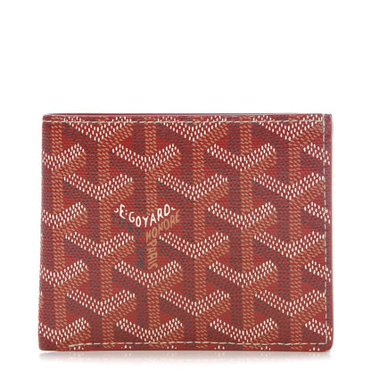 Goyard Goyardine Bifold Victoire PM Wallet Red 1 of 8