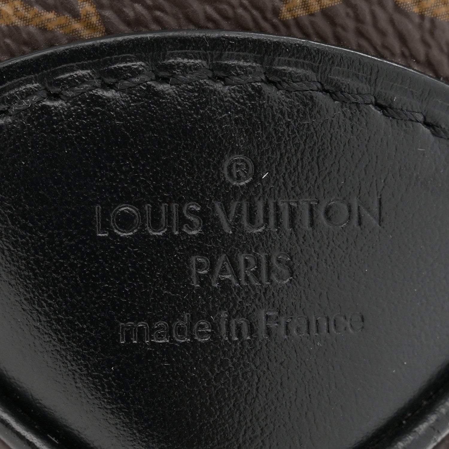 Louis Vuitton Monogram Odeon PM Black 6 of 10