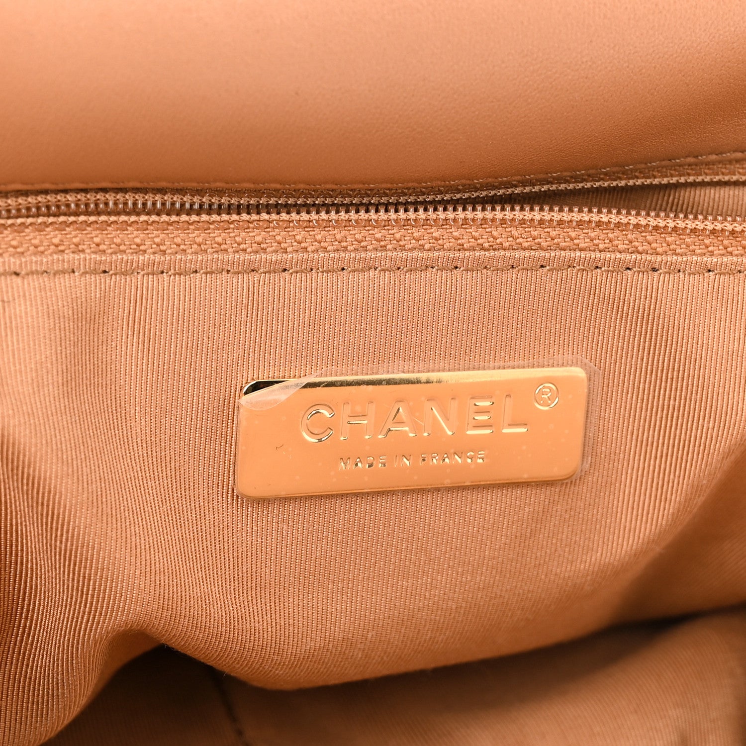 Chanel Lambskin Quilted Large Chanel 19 Flap Brown 6 of 11