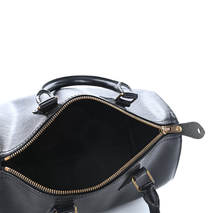 Louis Vuitton Epi Speedy 25 Black 4 of 6