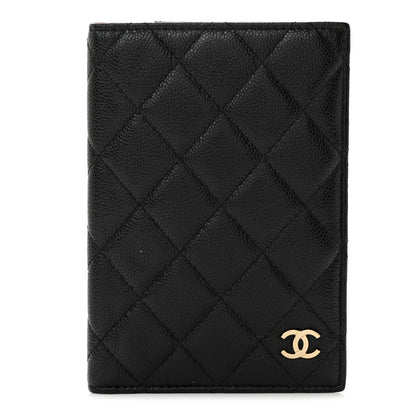 Chanel Caviar Quilted Passport Holder Black 1 of 8