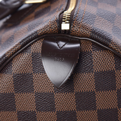 Louis Vuitton Damier Ebene Speedy 30 6 of 9
