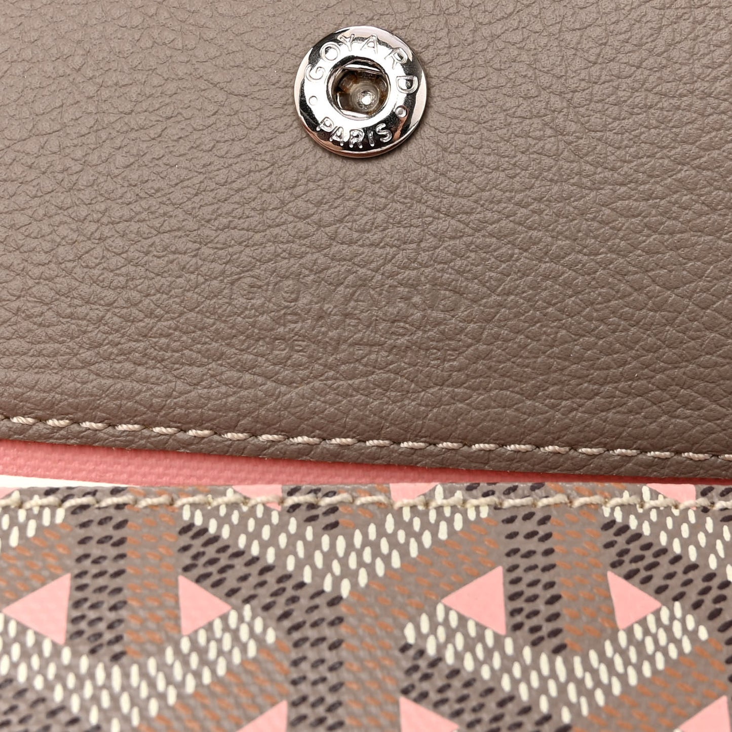 Goyardine Saint Louis Claire Voie PM Grege Powder Pink