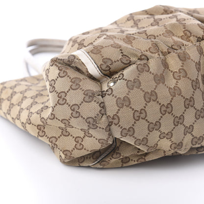 Gucci Monogram Large D Gold Ring Hobo Off White 6 of 12
