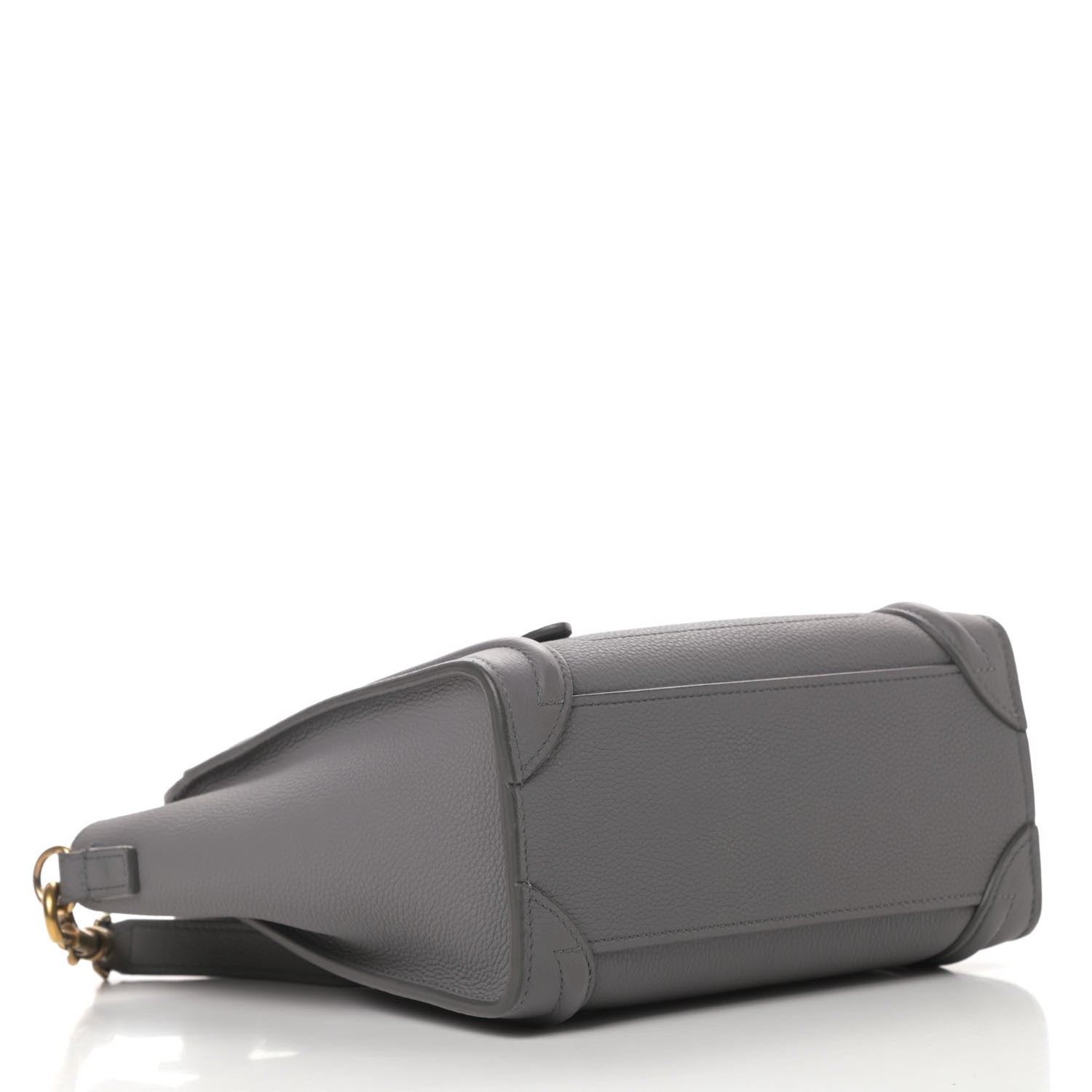 Celine Baby Drummed Calfskin Nano Luggage Kohl 4 of 18
