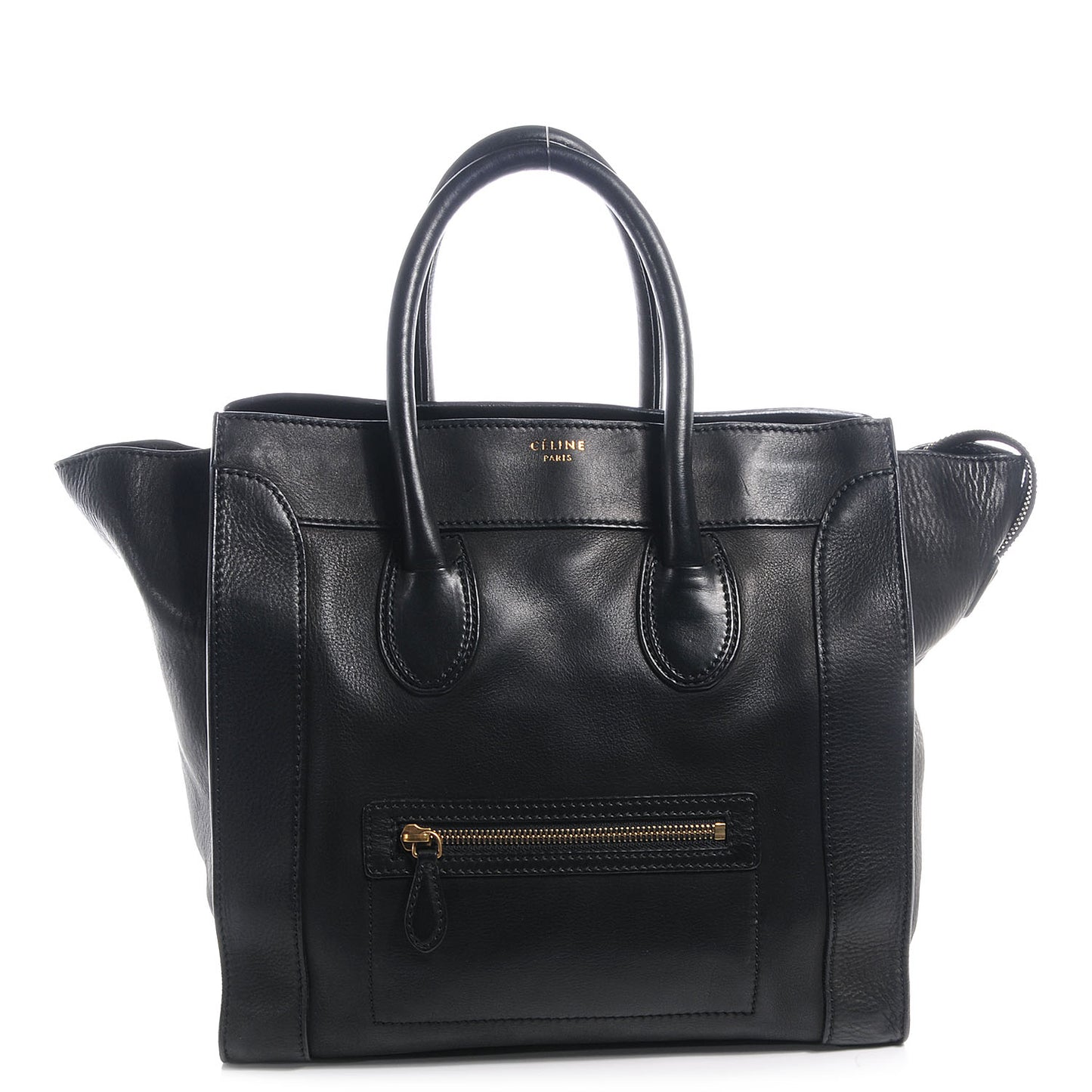 Smooth Calfskin Mini Luggage Black