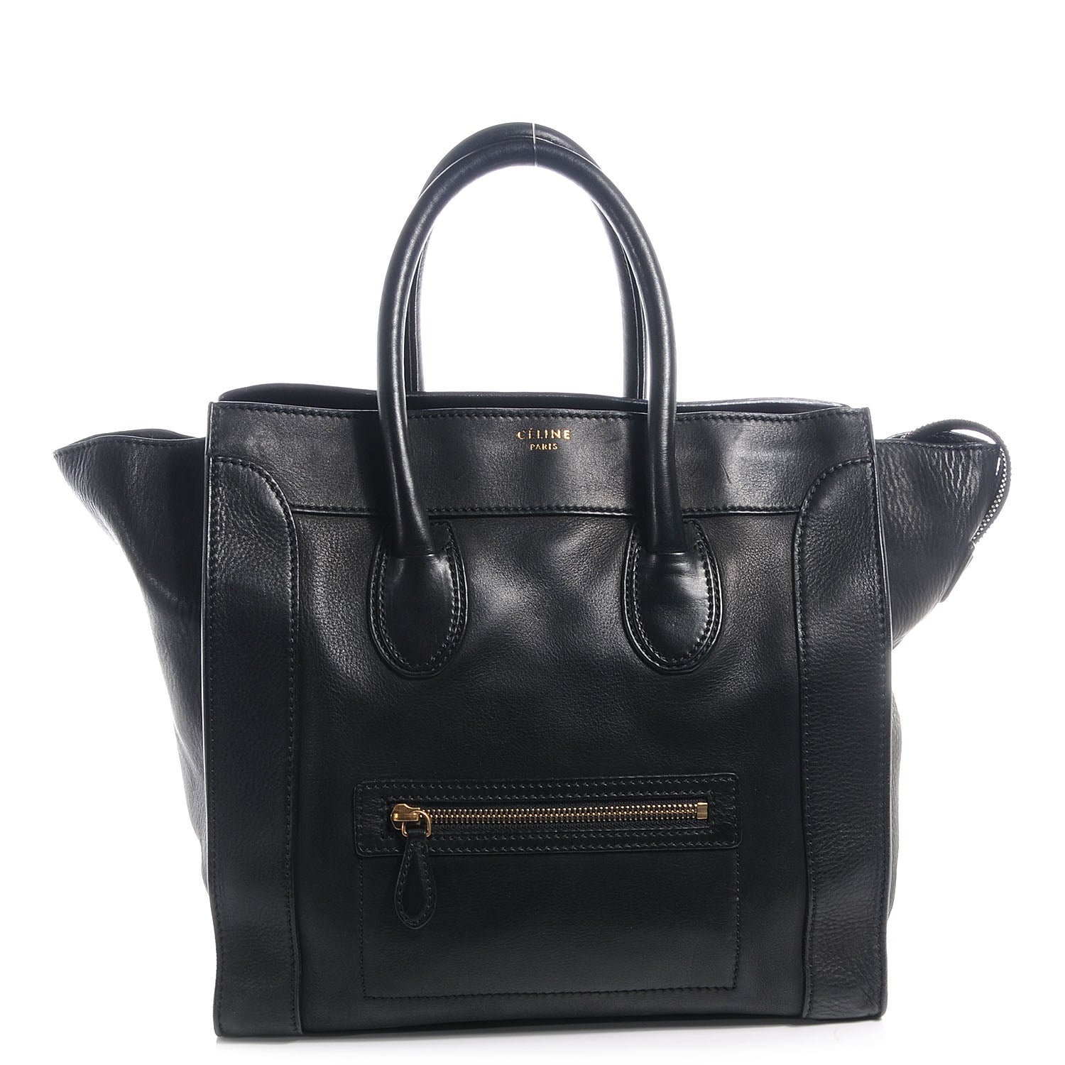 Celine Smooth Calfskin Mini Luggage Black 1 of 9