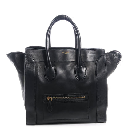 Celine Smooth Calfskin Mini Luggage Black 1 of 9