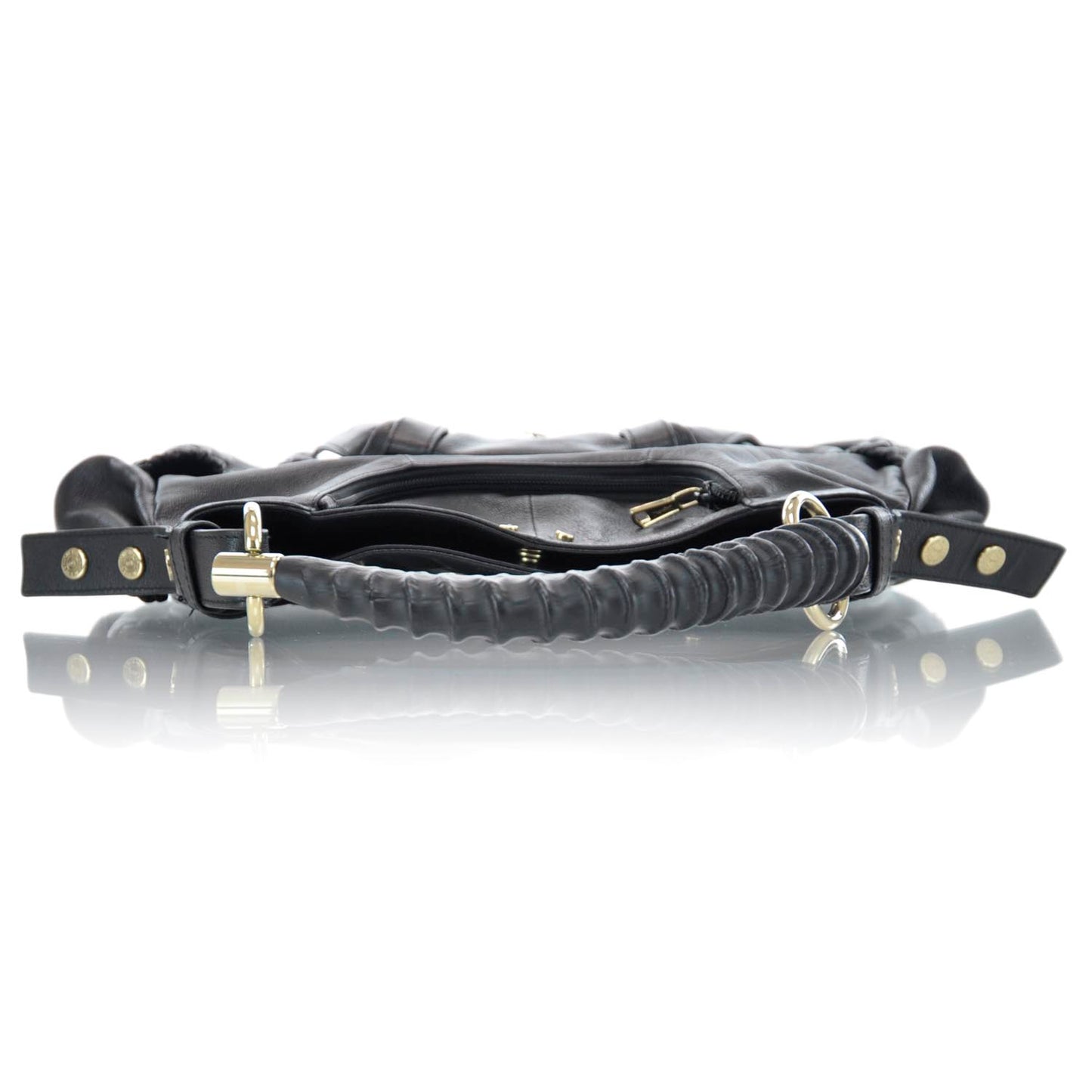 Chevre Mala Mala Horn Bag Black
