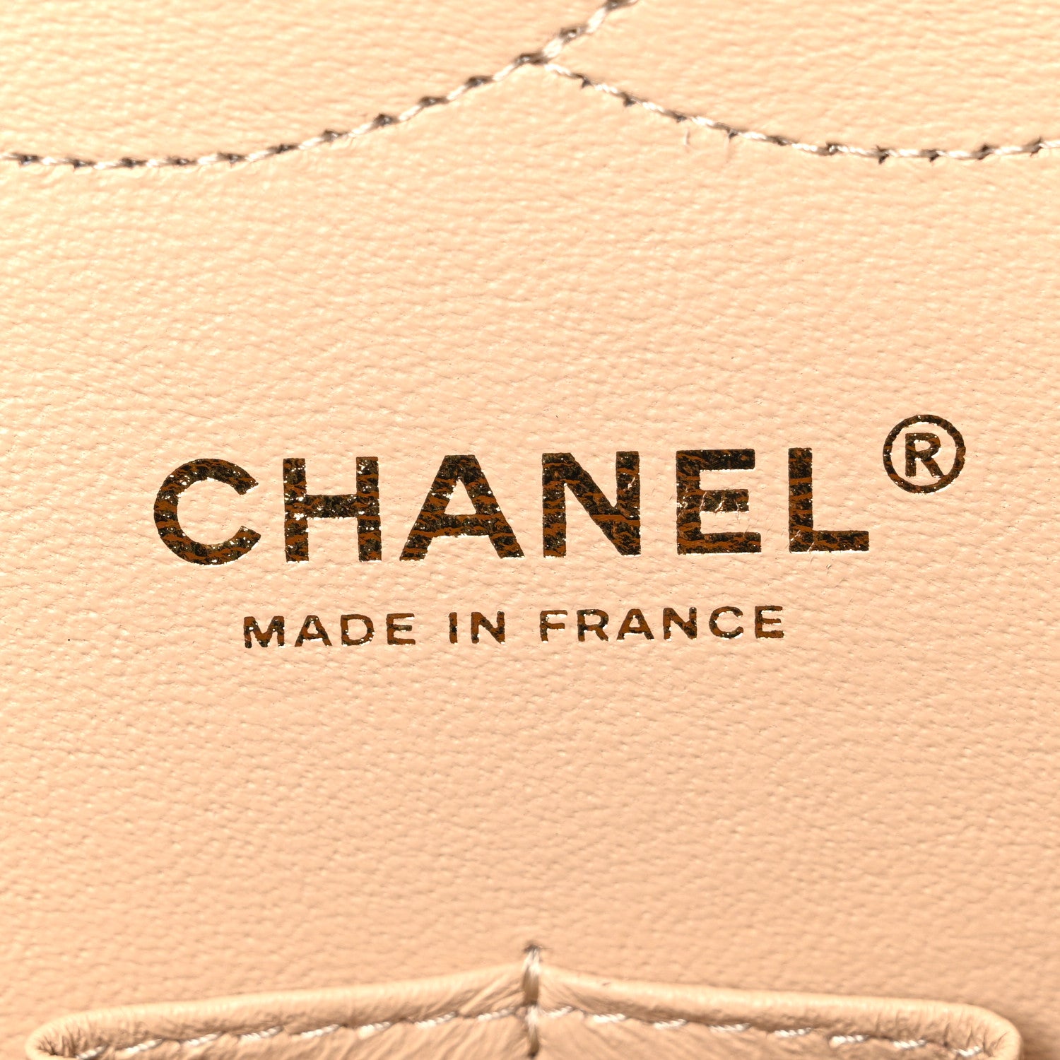 Chanel Caviar Quilted Jumbo Double Flap Beige 10 of 21