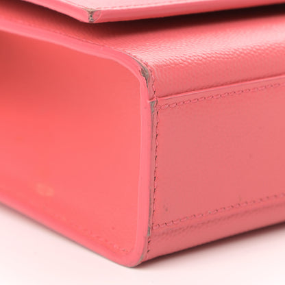 Saint Laurent Grain De Poudre Medium Classic Monogram Kate Satchel Rose Clair 8 of 20