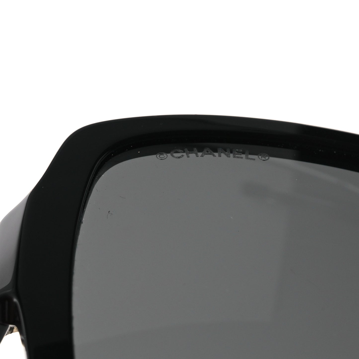 Acetate Square Sunglasses 5408-A Black