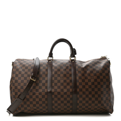 Louis Vuitton Damier Ebene Keepall Bandouliere 55 1 of 9