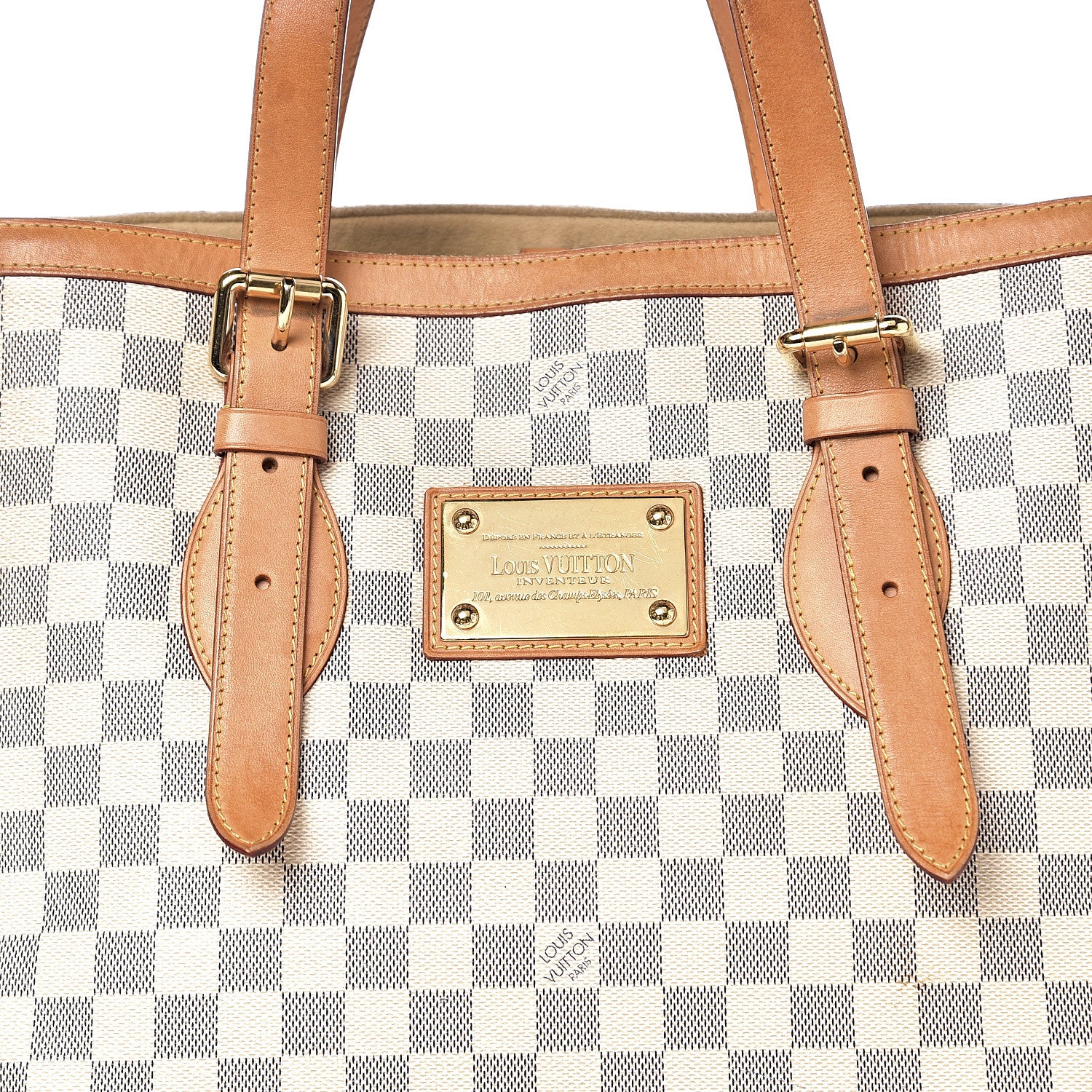 Louis Vuitton Damier Azur Hampstead MM 10 of 10