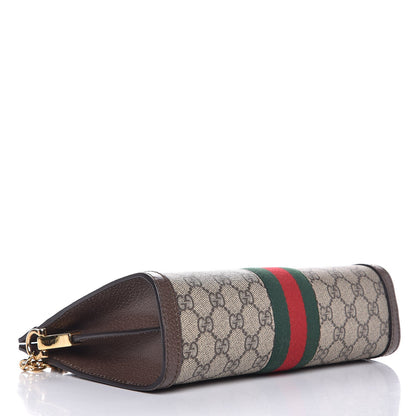 Gucci GG Supreme Monogram Web Small Ophidia Chain Shoulder Bag Brown 4 of 7