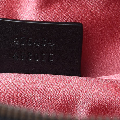 Gucci Velvet Matelasse GG Marmont Belt Bag 85 34 Black 7 of 9